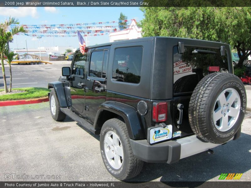 Black / Dark Slate Gray/Med Slate Gray 2008 Jeep Wrangler Unlimited Sahara