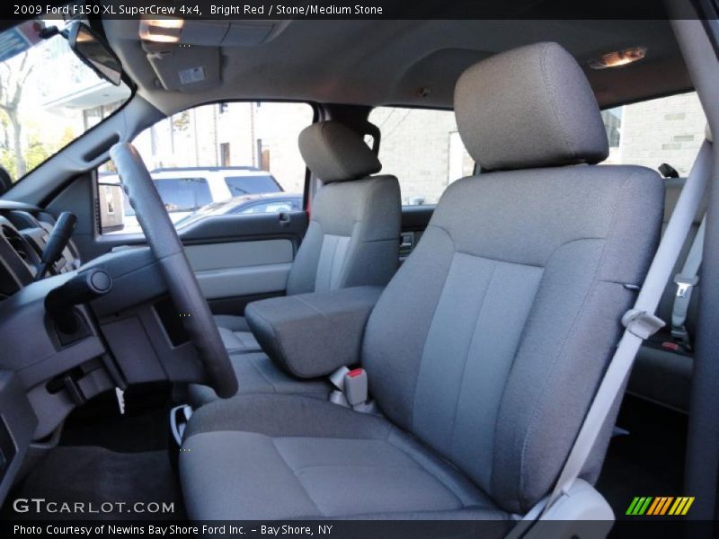  2009 F150 XL SuperCrew 4x4 Stone/Medium Stone Interior