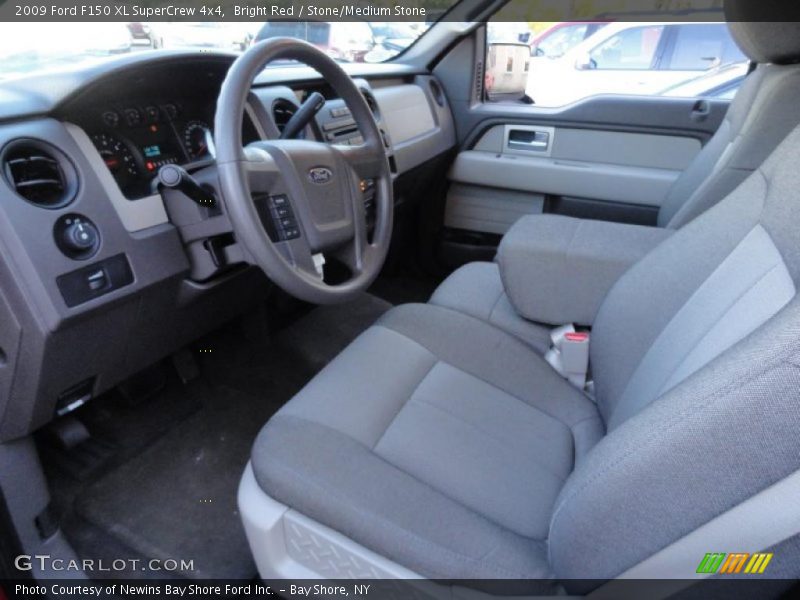  2009 F150 XL SuperCrew 4x4 Stone/Medium Stone Interior