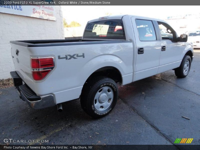 Oxford White / Stone/Medium Stone 2009 Ford F150 XL SuperCrew 4x4