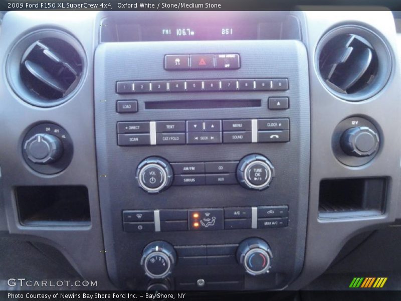 Controls of 2009 F150 XL SuperCrew 4x4