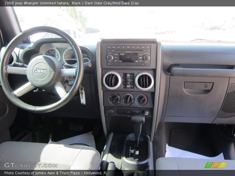 Black / Dark Slate Gray/Med Slate Gray 2008 Jeep Wrangler Unlimited Sahara
