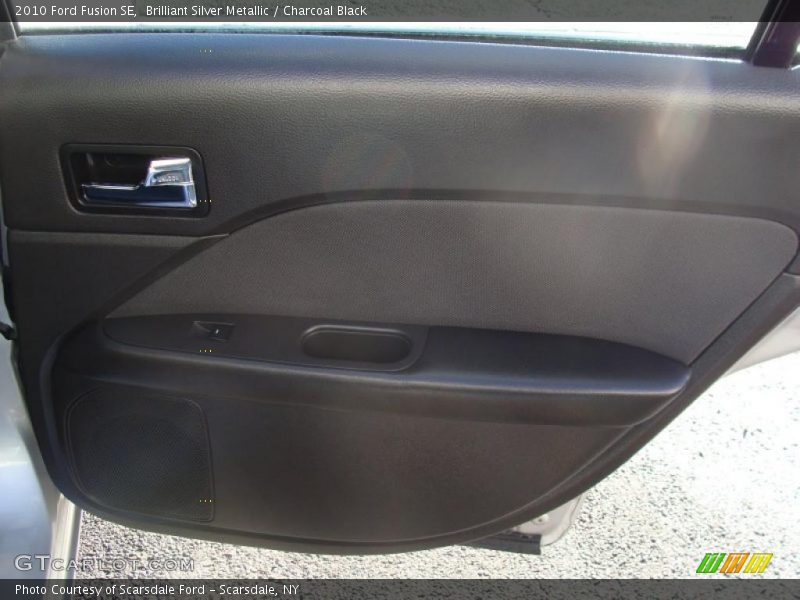 Brilliant Silver Metallic / Charcoal Black 2010 Ford Fusion SE