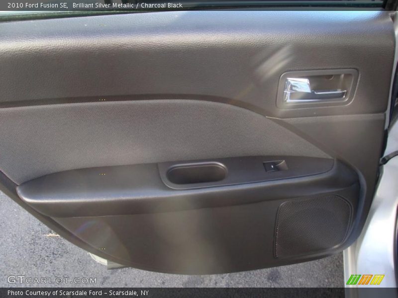 Brilliant Silver Metallic / Charcoal Black 2010 Ford Fusion SE