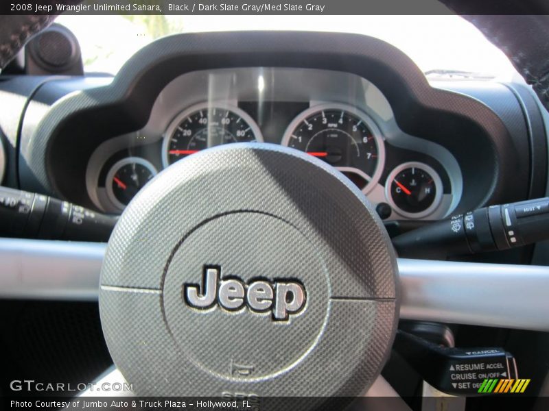 Black / Dark Slate Gray/Med Slate Gray 2008 Jeep Wrangler Unlimited Sahara