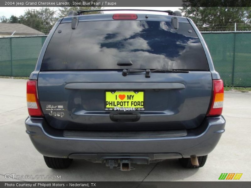 Steel Blue Pearl / Taupe 2004 Jeep Grand Cherokee Laredo
