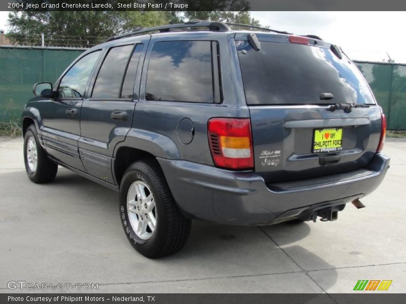 Steel Blue Pearl / Taupe 2004 Jeep Grand Cherokee Laredo