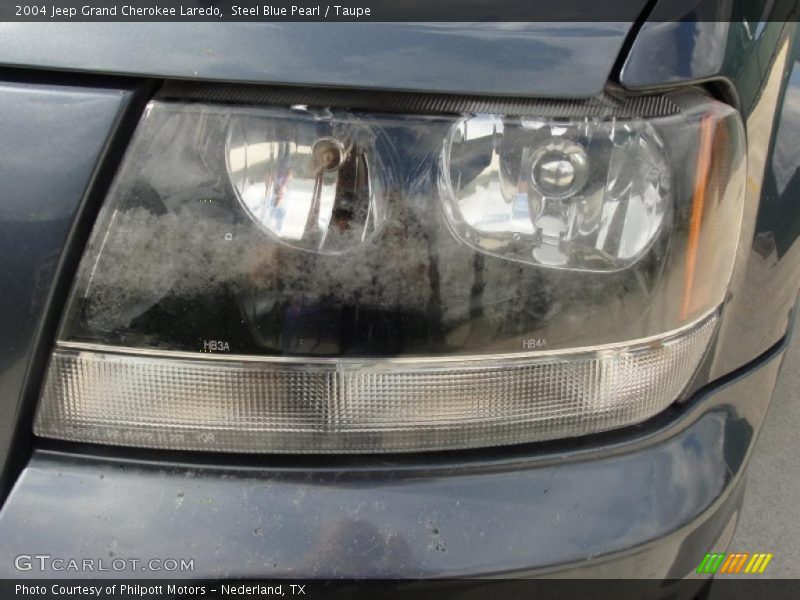 Steel Blue Pearl / Taupe 2004 Jeep Grand Cherokee Laredo