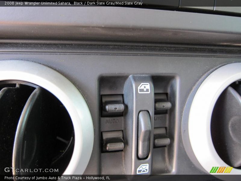 Black / Dark Slate Gray/Med Slate Gray 2008 Jeep Wrangler Unlimited Sahara