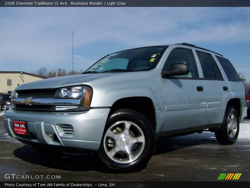 Moondust Metallic / Light Gray 2008 Chevrolet TrailBlazer LS 4x4