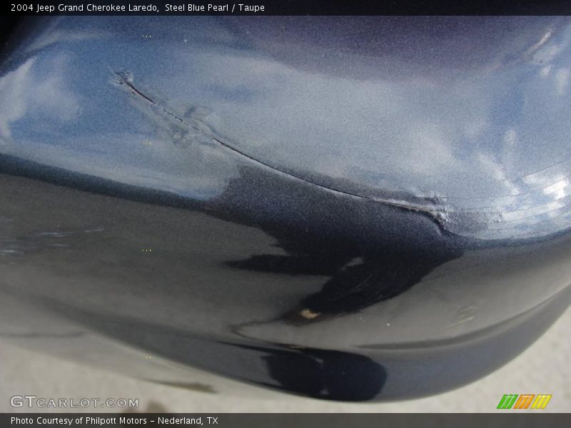 Steel Blue Pearl / Taupe 2004 Jeep Grand Cherokee Laredo
