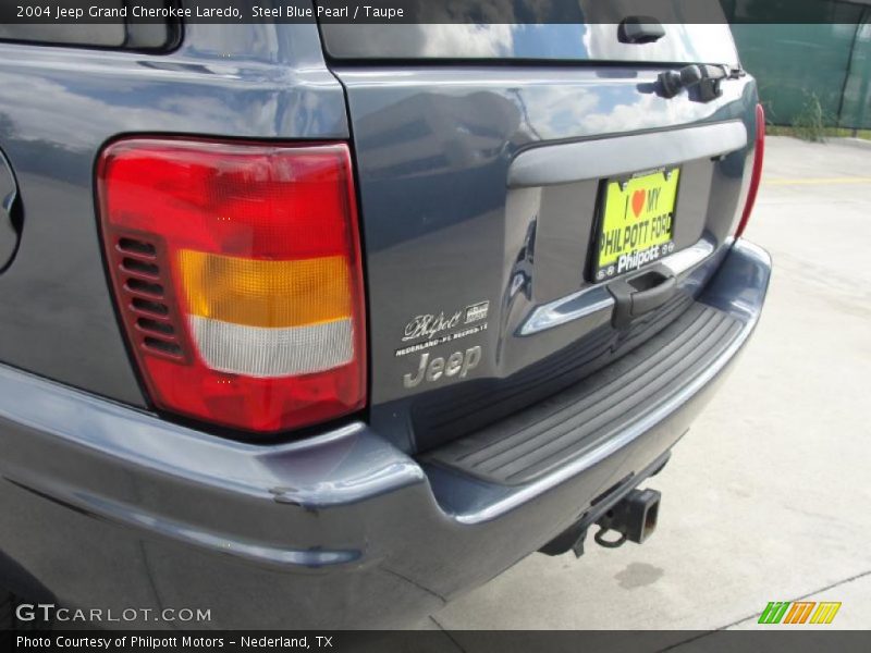 Steel Blue Pearl / Taupe 2004 Jeep Grand Cherokee Laredo