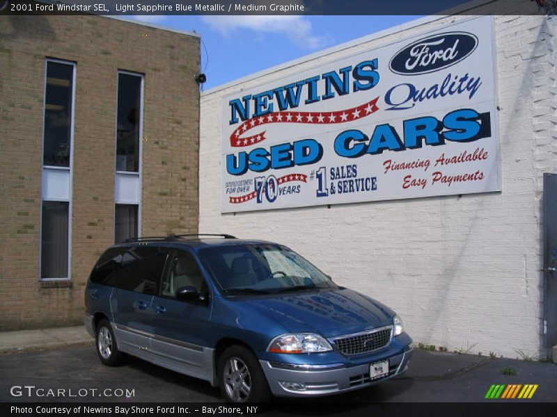 Light Sapphire Blue Metallic / Medium Graphite 2001 Ford Windstar SEL