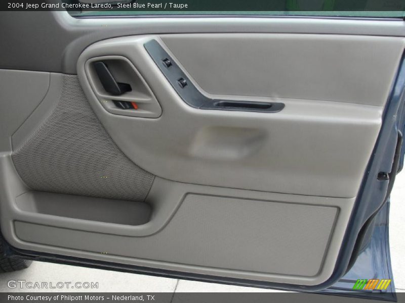 Steel Blue Pearl / Taupe 2004 Jeep Grand Cherokee Laredo