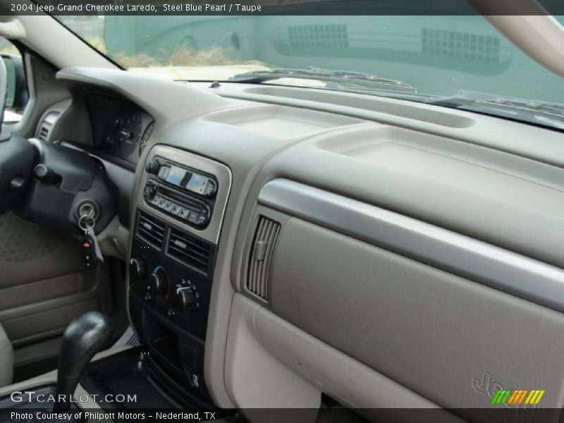 Steel Blue Pearl / Taupe 2004 Jeep Grand Cherokee Laredo