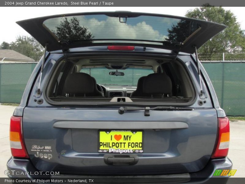 Steel Blue Pearl / Taupe 2004 Jeep Grand Cherokee Laredo