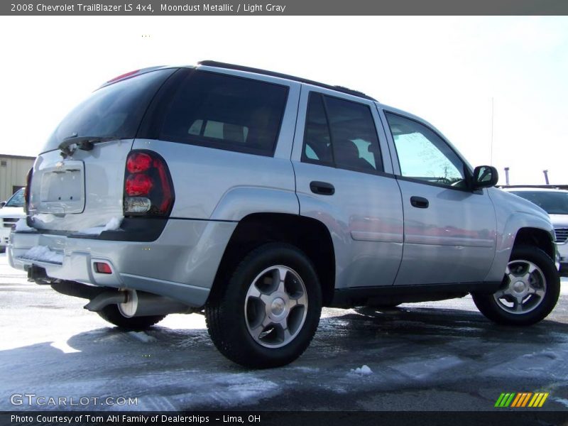 Moondust Metallic / Light Gray 2008 Chevrolet TrailBlazer LS 4x4