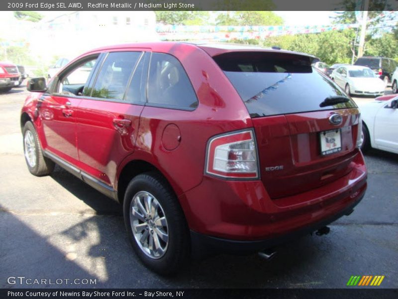 Redfire Metallic / Medium Light Stone 2009 Ford Edge SEL AWD