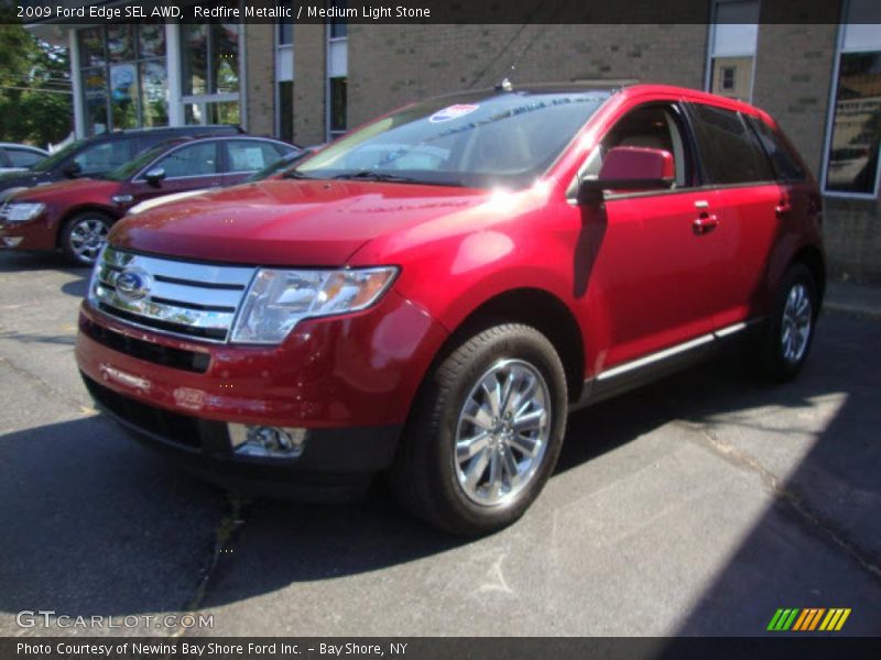 Redfire Metallic / Medium Light Stone 2009 Ford Edge SEL AWD