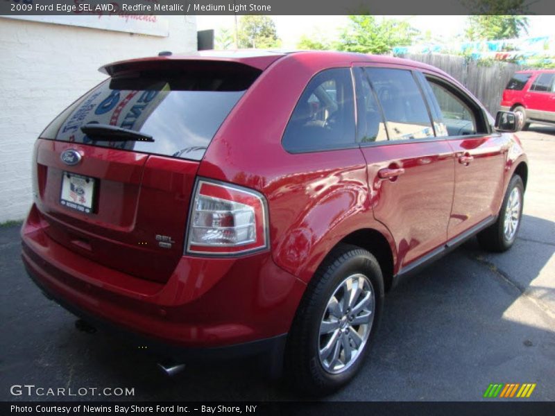 Redfire Metallic / Medium Light Stone 2009 Ford Edge SEL AWD