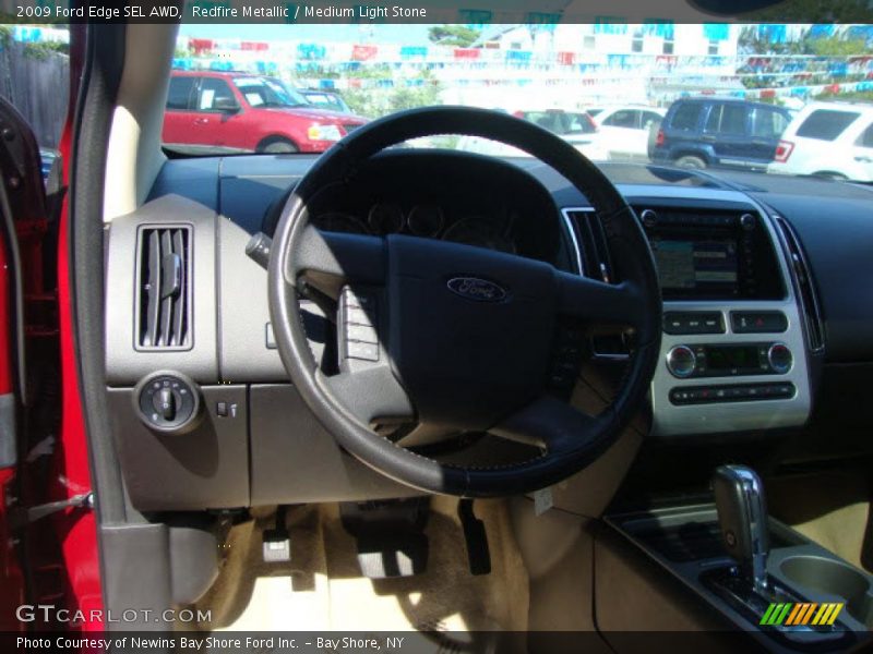 Redfire Metallic / Medium Light Stone 2009 Ford Edge SEL AWD