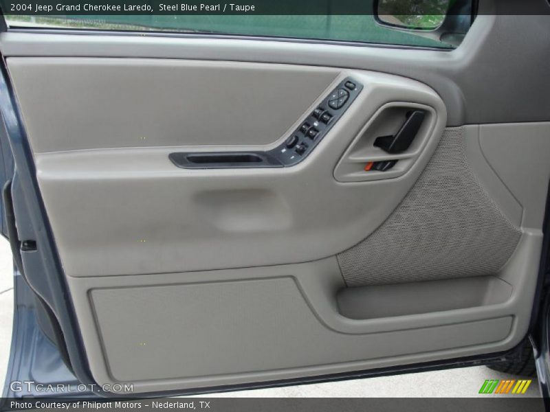 Steel Blue Pearl / Taupe 2004 Jeep Grand Cherokee Laredo