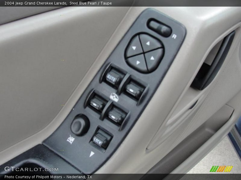 Steel Blue Pearl / Taupe 2004 Jeep Grand Cherokee Laredo