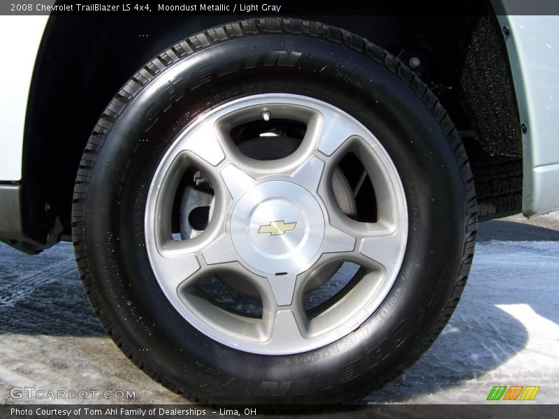 Moondust Metallic / Light Gray 2008 Chevrolet TrailBlazer LS 4x4