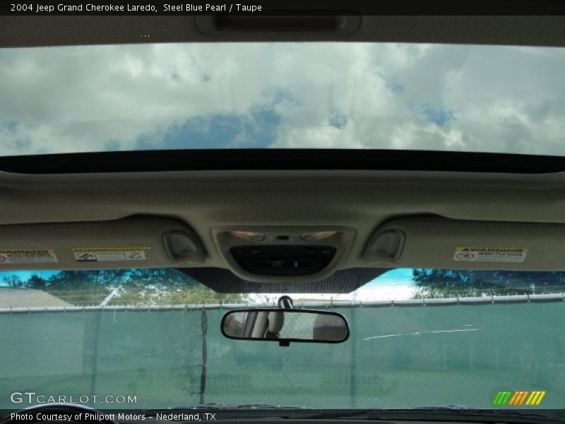 Steel Blue Pearl / Taupe 2004 Jeep Grand Cherokee Laredo