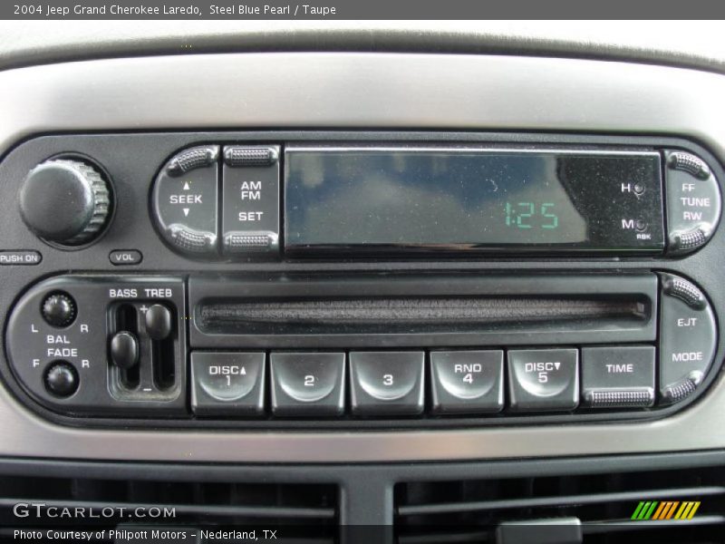Steel Blue Pearl / Taupe 2004 Jeep Grand Cherokee Laredo