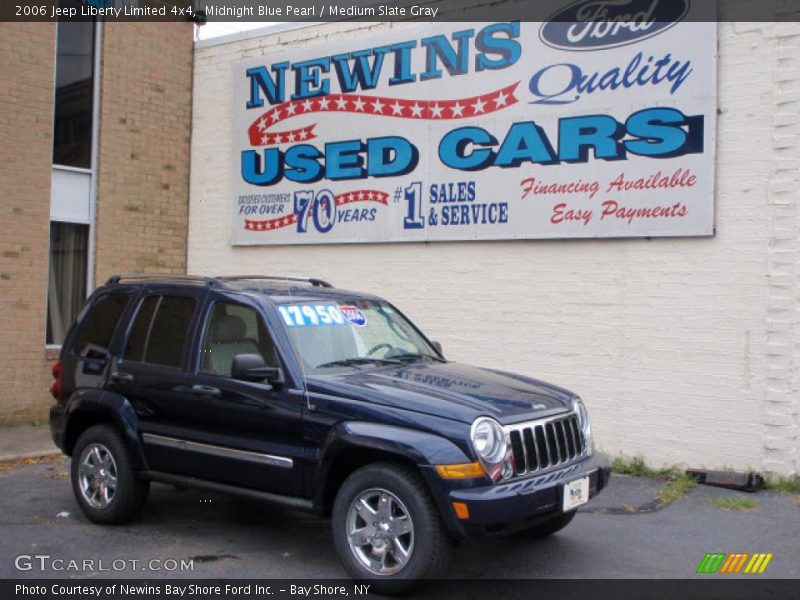 Midnight Blue Pearl / Medium Slate Gray 2006 Jeep Liberty Limited 4x4