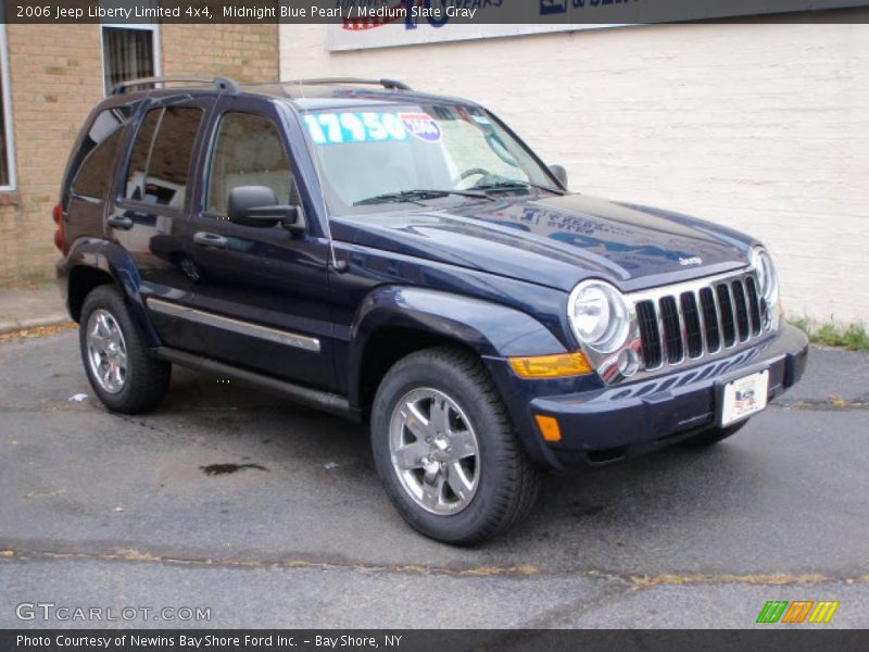 Midnight Blue Pearl / Medium Slate Gray 2006 Jeep Liberty Limited 4x4