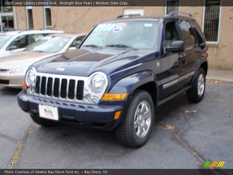 Midnight Blue Pearl / Medium Slate Gray 2006 Jeep Liberty Limited 4x4
