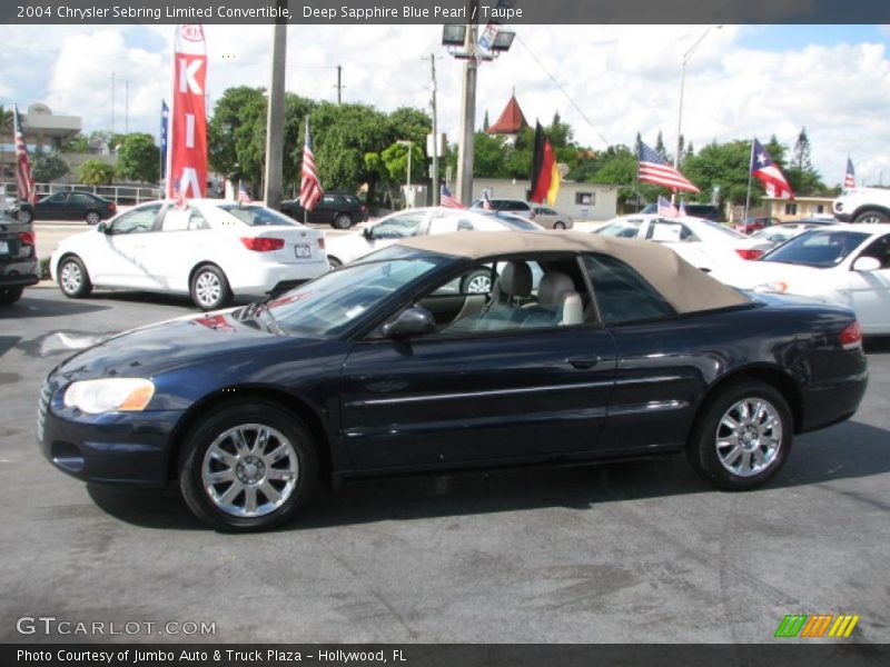  2004 Sebring Limited Convertible Deep Sapphire Blue Pearl