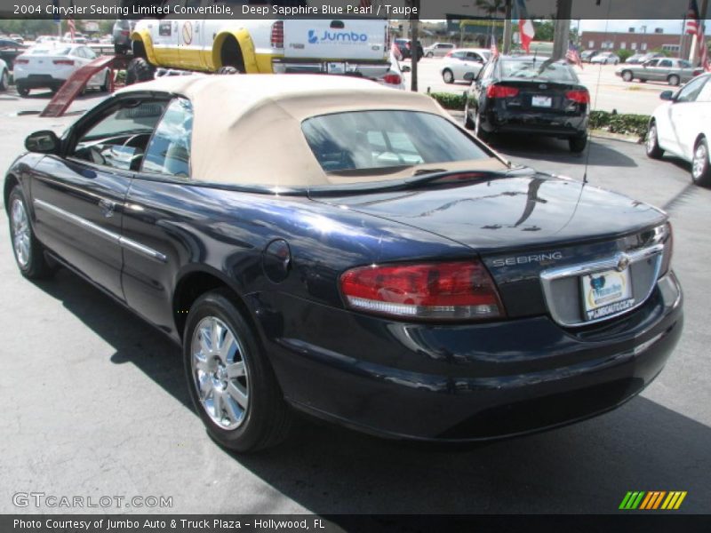  2004 Sebring Limited Convertible Deep Sapphire Blue Pearl