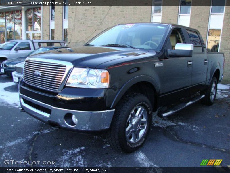 Black / Tan 2008 Ford F150 Lariat SuperCrew 4x4