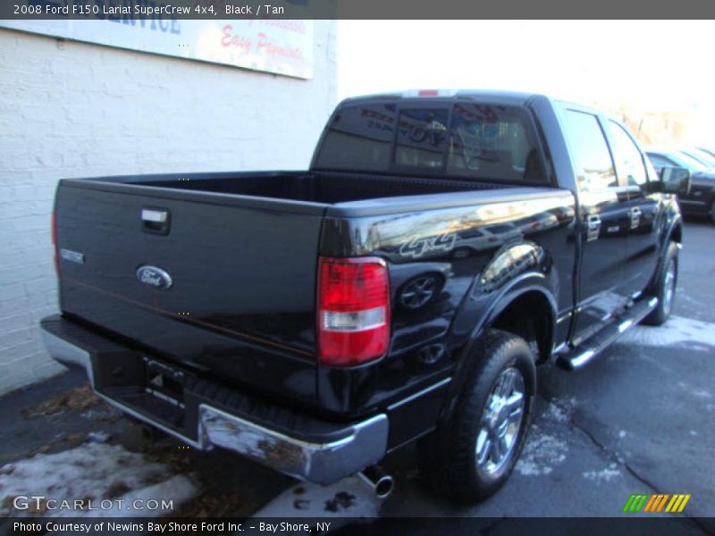 Black / Tan 2008 Ford F150 Lariat SuperCrew 4x4