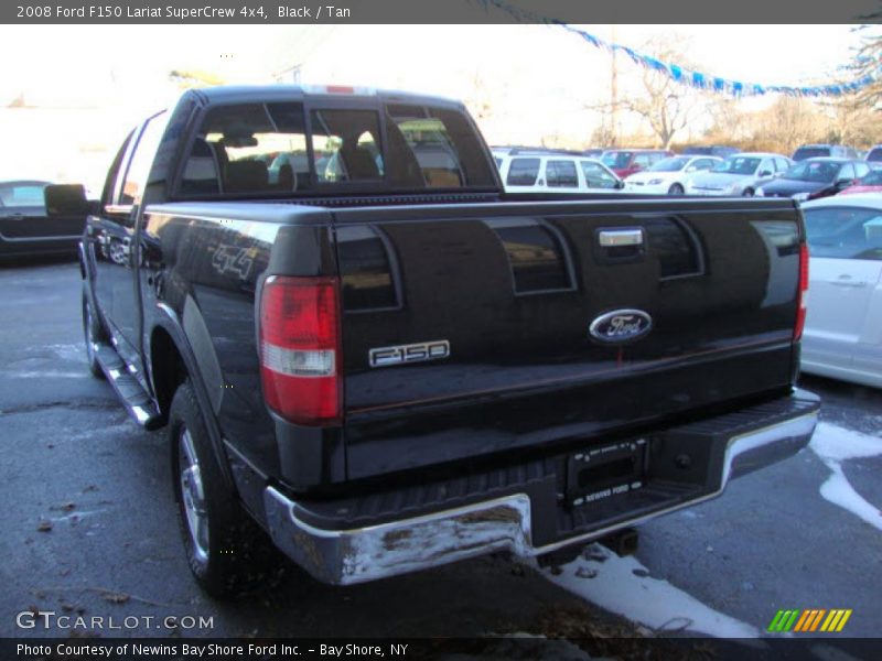 Black / Tan 2008 Ford F150 Lariat SuperCrew 4x4