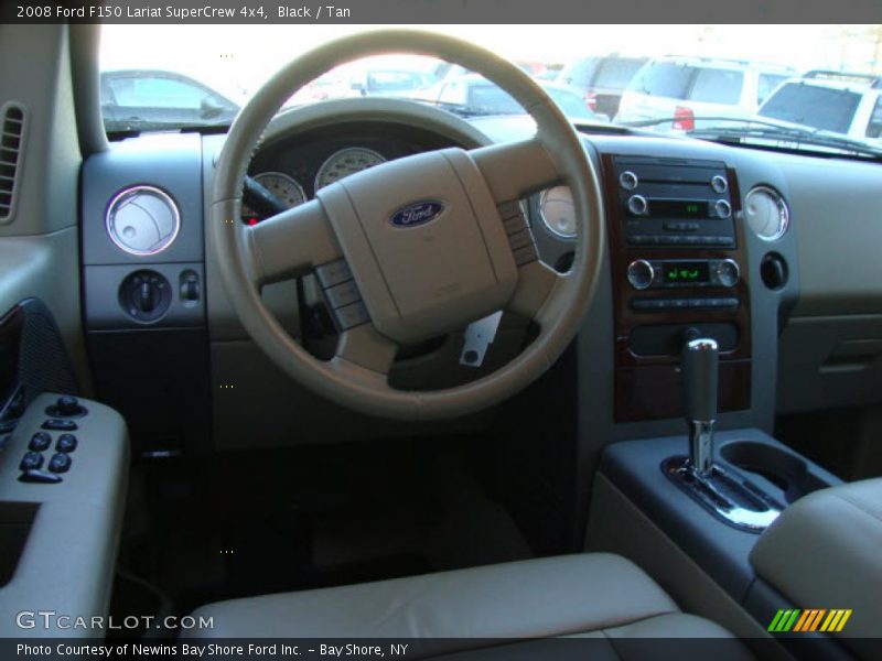 Black / Tan 2008 Ford F150 Lariat SuperCrew 4x4