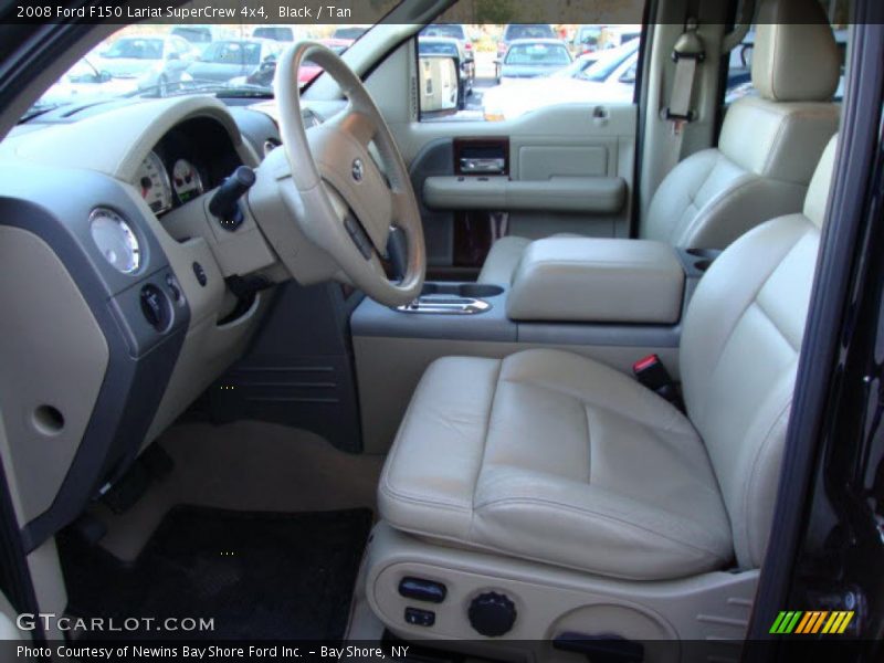 Black / Tan 2008 Ford F150 Lariat SuperCrew 4x4