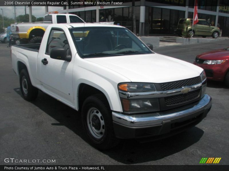 Summit White / Medium Pewter 2006 Chevrolet Colorado Regular Cab
