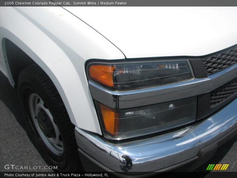 Summit White / Medium Pewter 2006 Chevrolet Colorado Regular Cab
