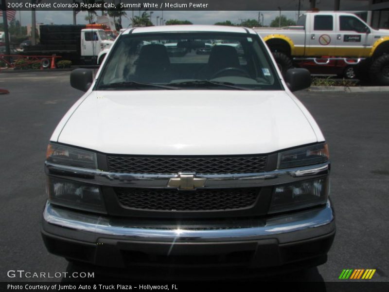 Summit White / Medium Pewter 2006 Chevrolet Colorado Regular Cab