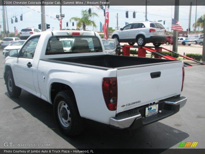 Summit White / Medium Pewter 2006 Chevrolet Colorado Regular Cab