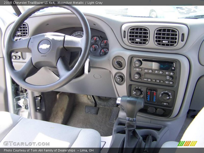 Moondust Metallic / Light Gray 2008 Chevrolet TrailBlazer LS 4x4