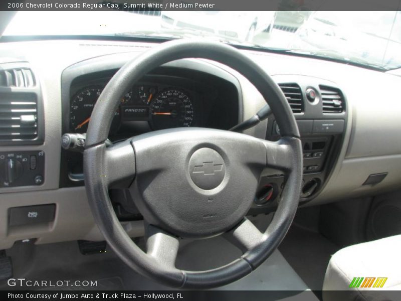 Summit White / Medium Pewter 2006 Chevrolet Colorado Regular Cab