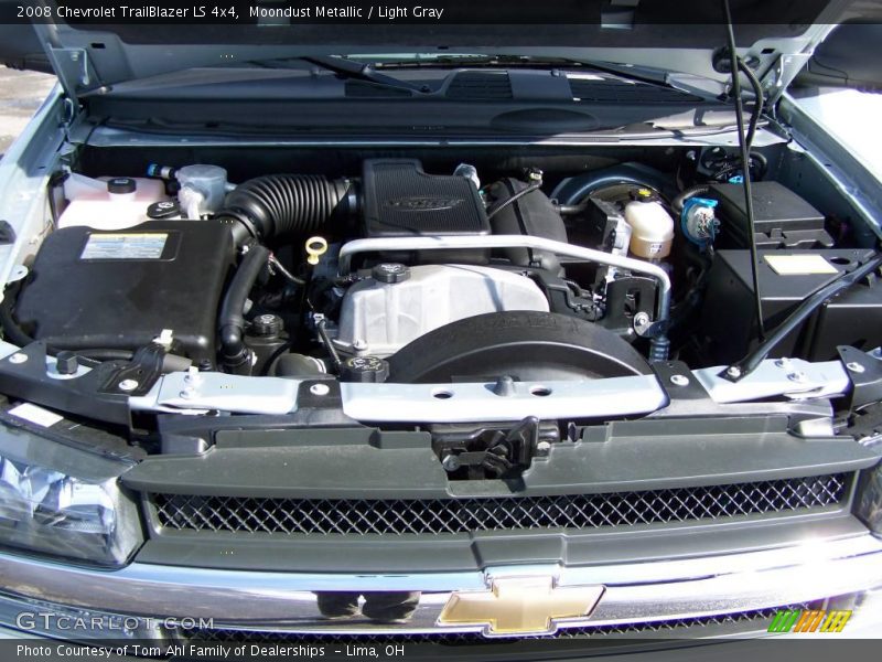 Moondust Metallic / Light Gray 2008 Chevrolet TrailBlazer LS 4x4