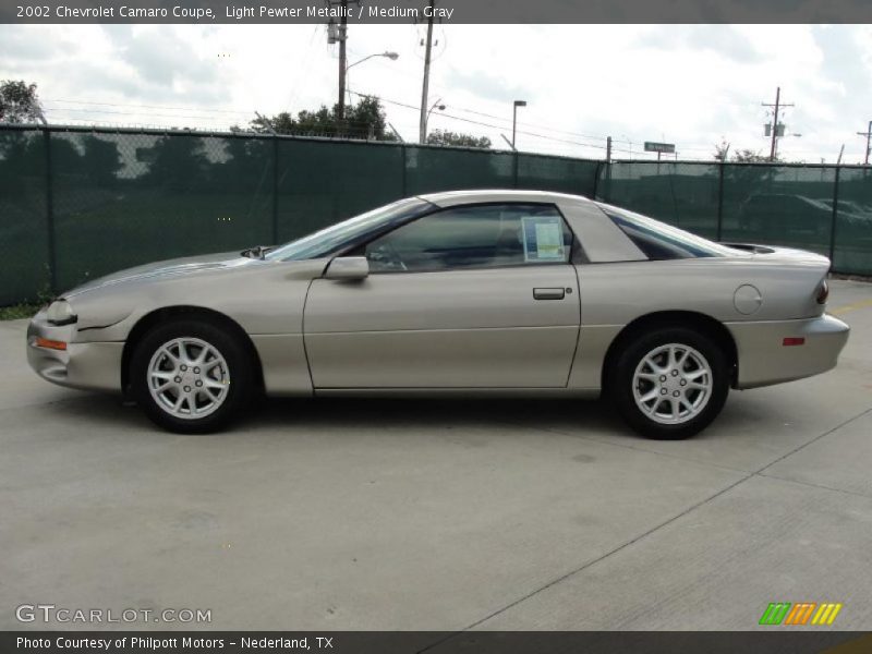 Light Pewter Metallic / Medium Gray 2002 Chevrolet Camaro Coupe