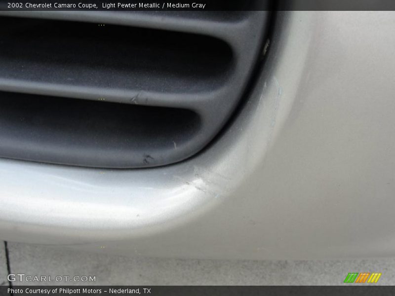 Light Pewter Metallic / Medium Gray 2002 Chevrolet Camaro Coupe