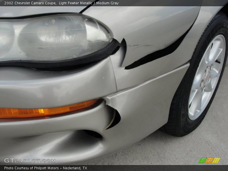Light Pewter Metallic / Medium Gray 2002 Chevrolet Camaro Coupe